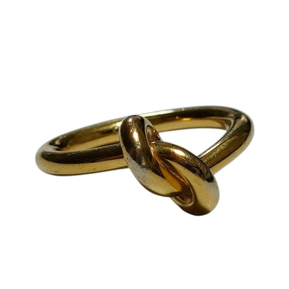 CELINE Knot Ring, Size 50, Gold Color, Men's/Women's.